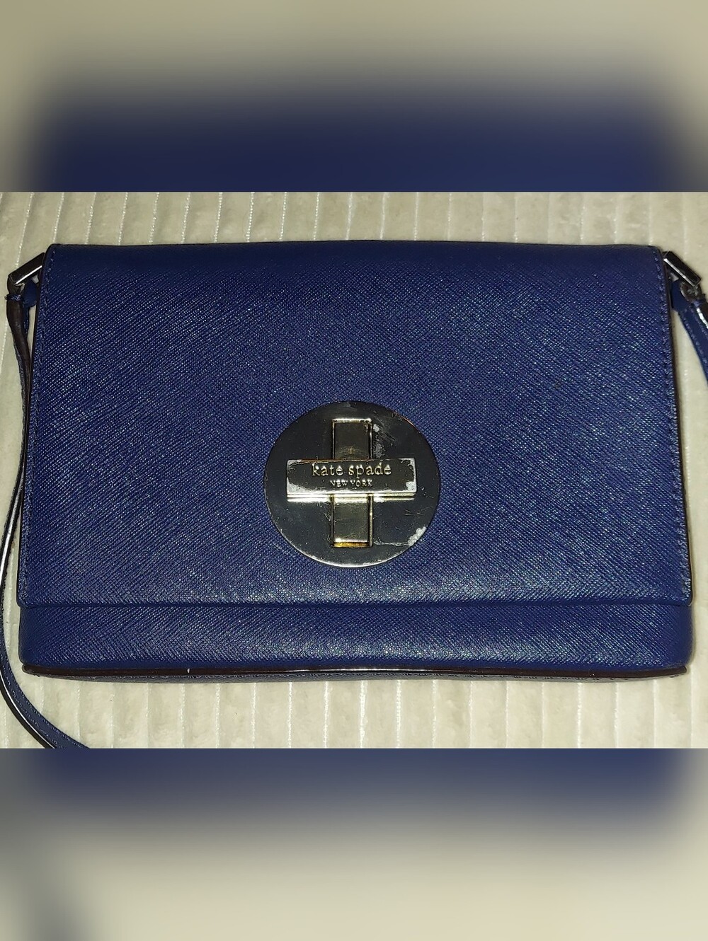 kate spade Blue Crossbody Wallet